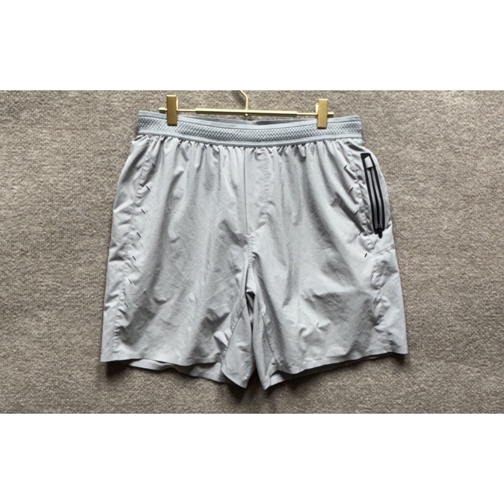 Men's Ten Thousand The Session Short 7" Lined Size Large Gray Athleisure Run
